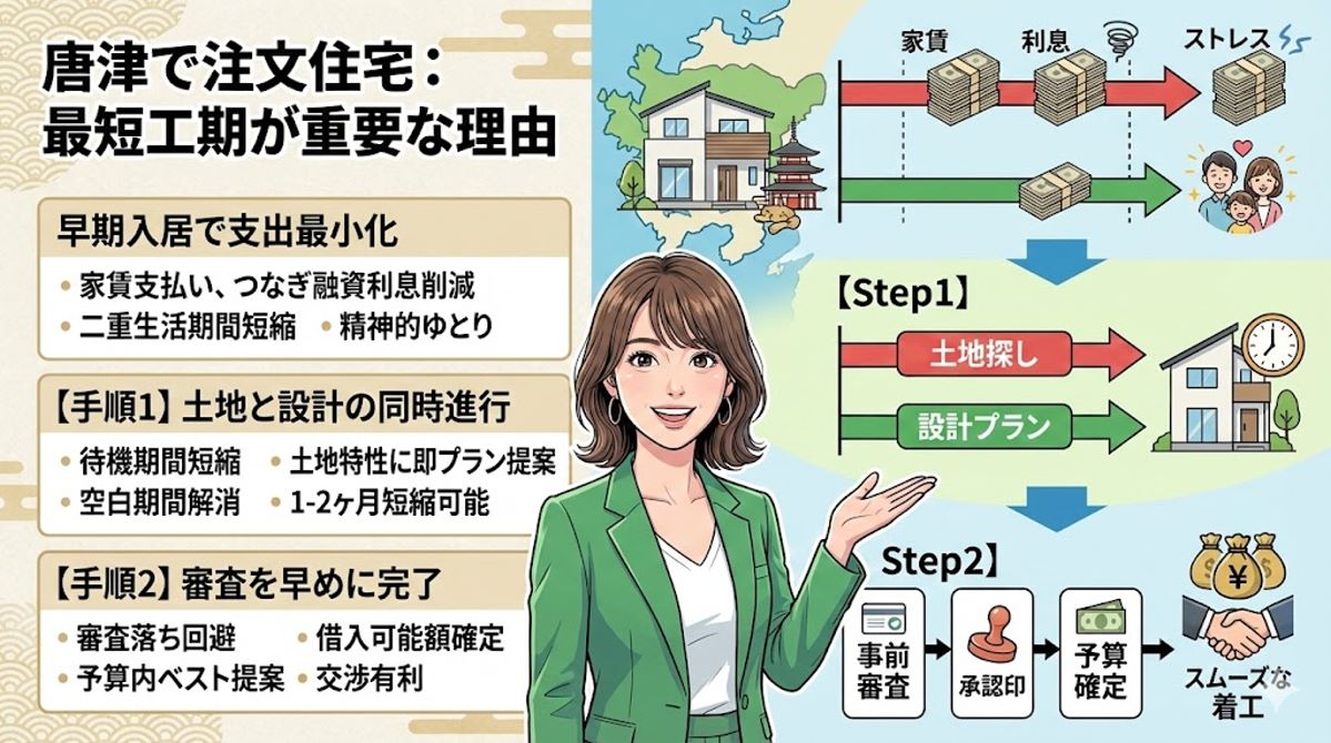 唐津で注文住宅の期間を最短に抑えることが大切な理由は何