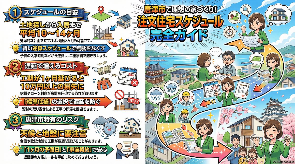 唐津市の注文住宅スケジュールに関するよくある質問