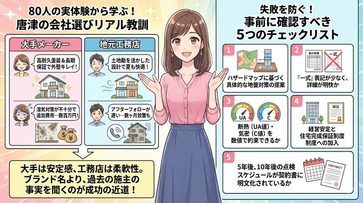 唐津市で家を建てた80人の実体験から学ぶ、会社選びのリアルな教訓