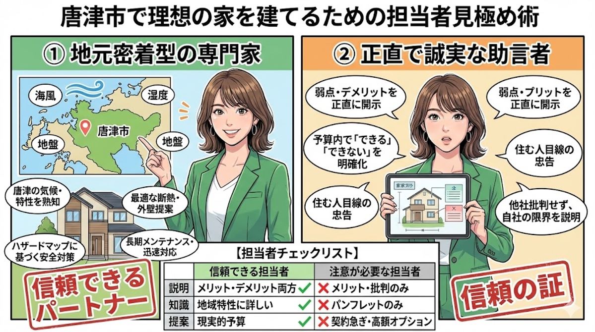 唐津市で信頼できる担当者を見極め、理想の家を引き出す解決策