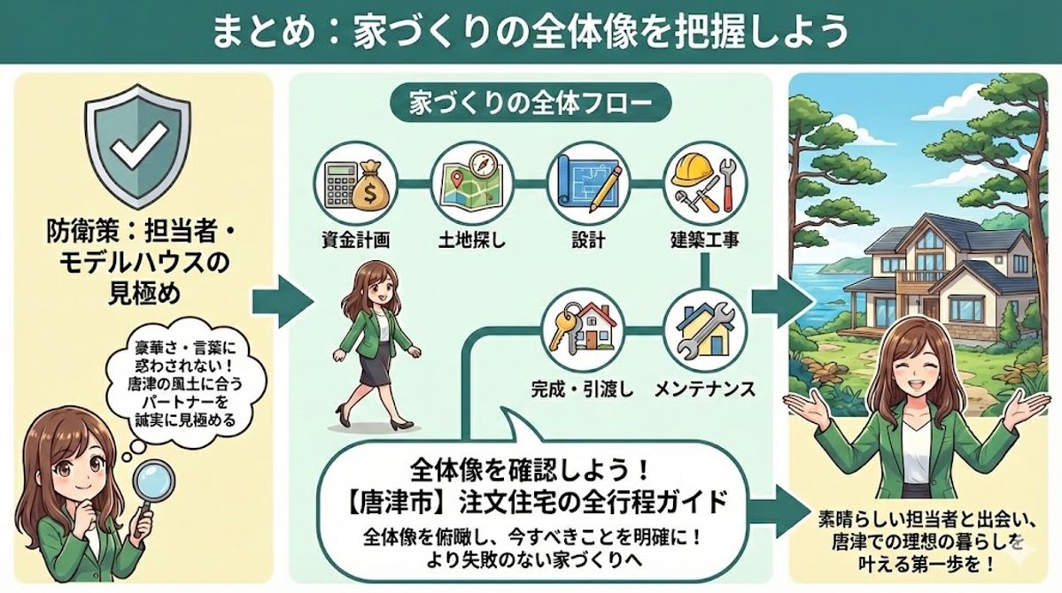 まとめ：家づくりの全体像を把握しよう
