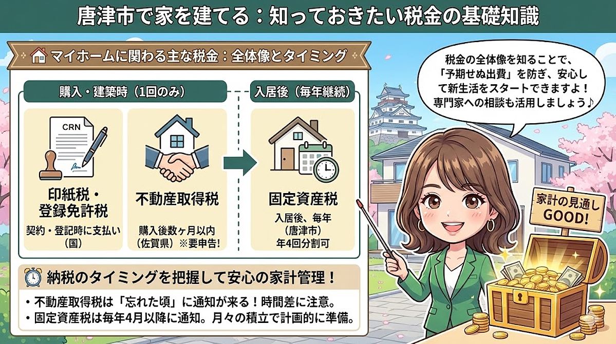 唐津市の住宅にかかる税金はいくら？ 知っておきたい維持費の種類と目安