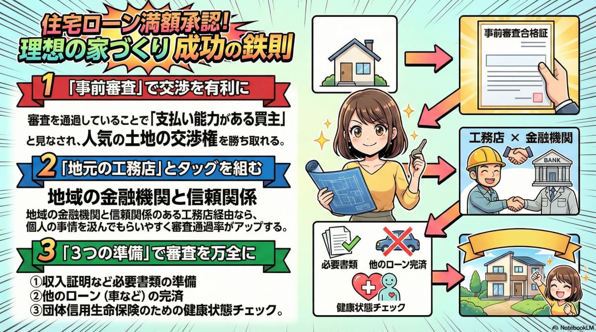 住宅ローンの審査で希望額を減額されないために必要な準備とは？