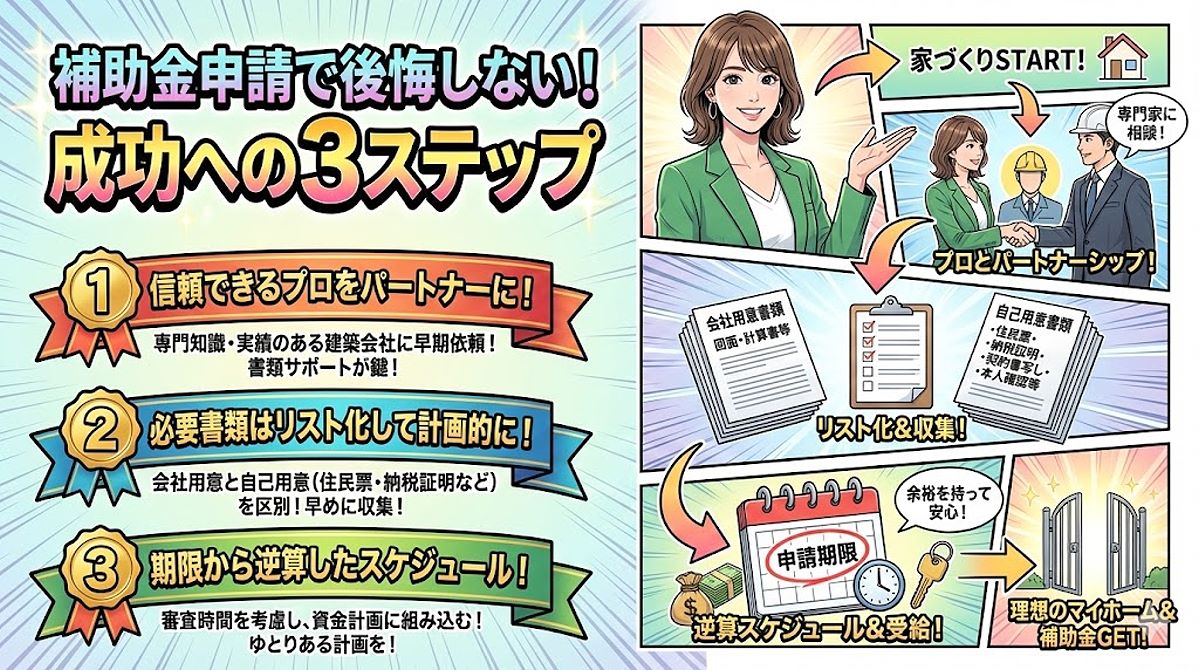 補助金申請で後悔しないために何から始めればいい？