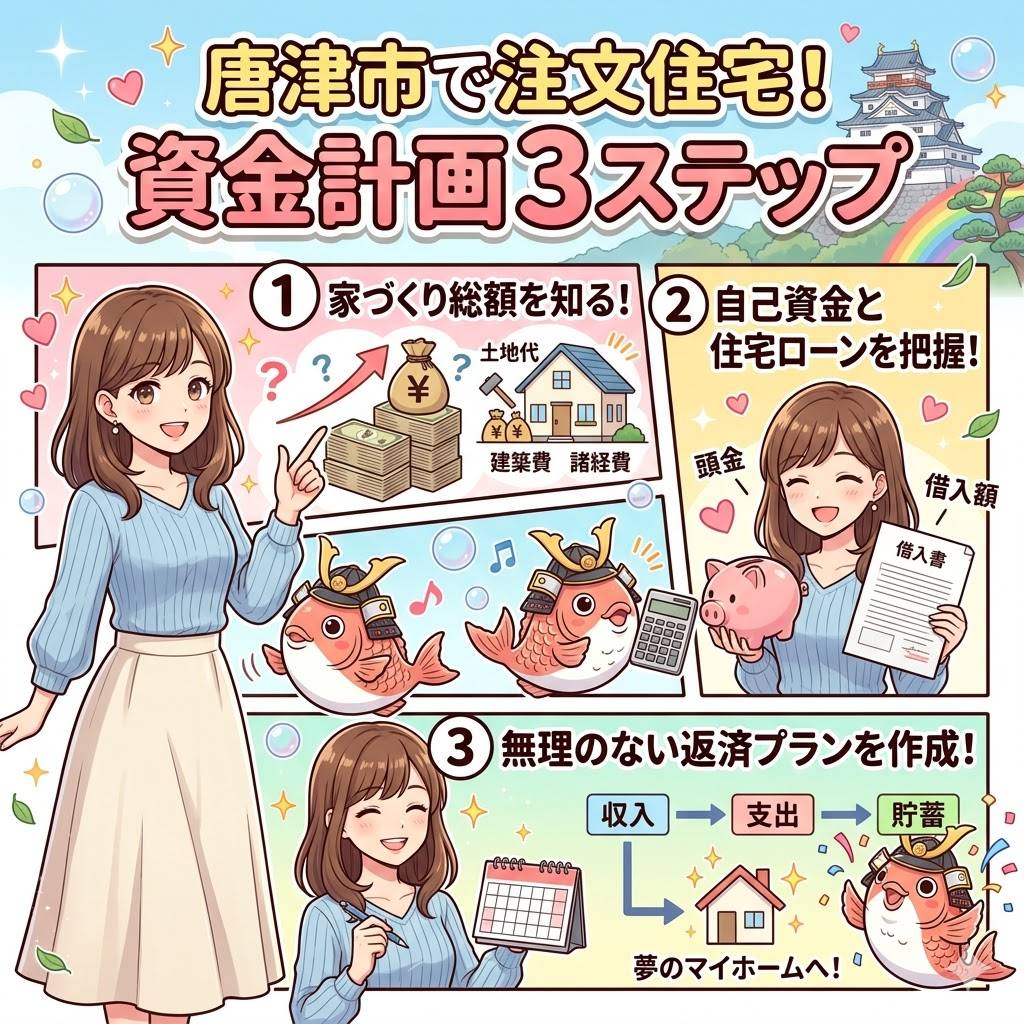唐津市で注文住宅を建てるための「資金計画」3つのステップ 