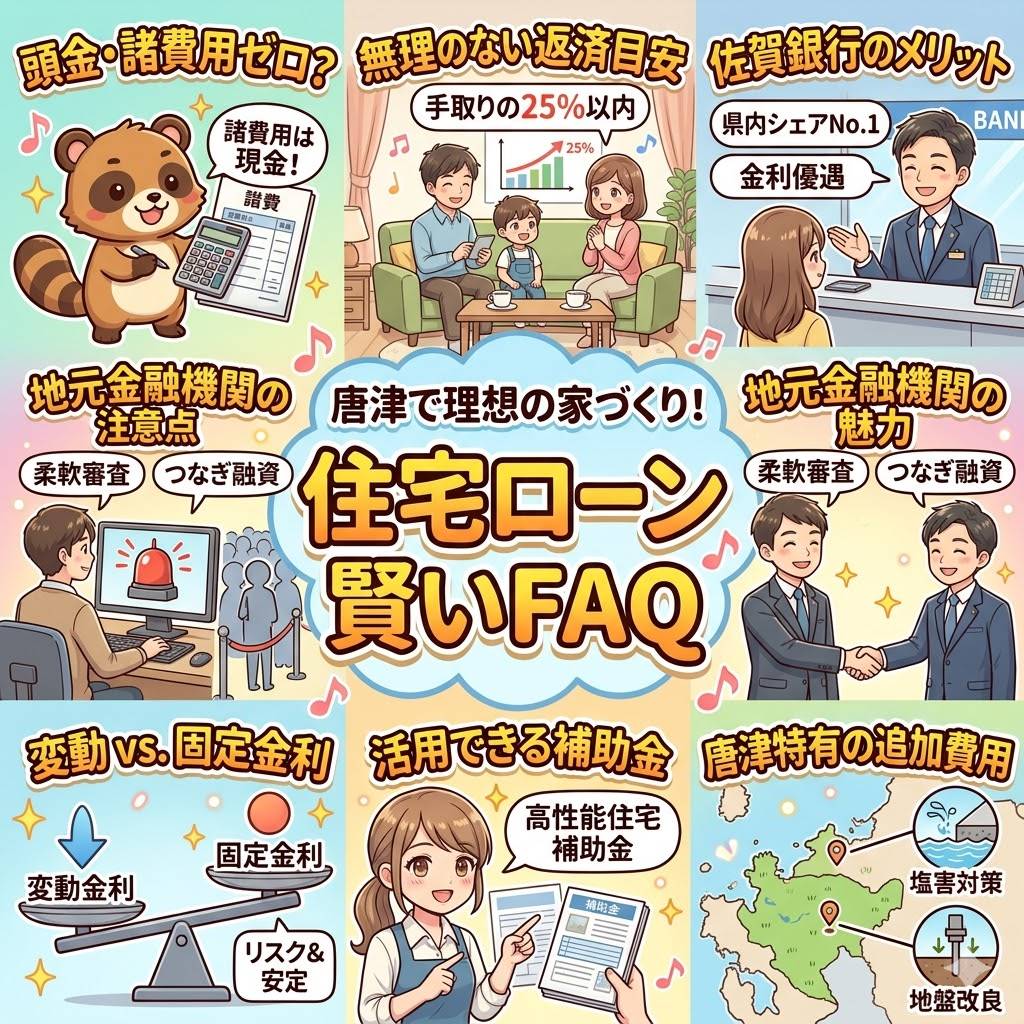 【住宅ローン相談 唐津市】のよくある質問（FAQ）