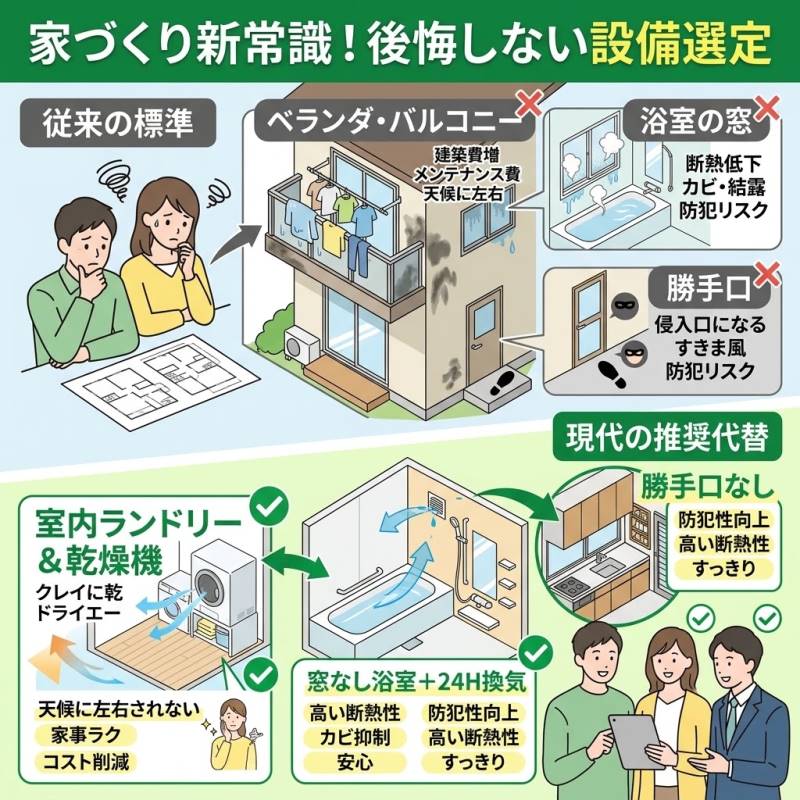 現代の住まいに合う設備選定の基本原則